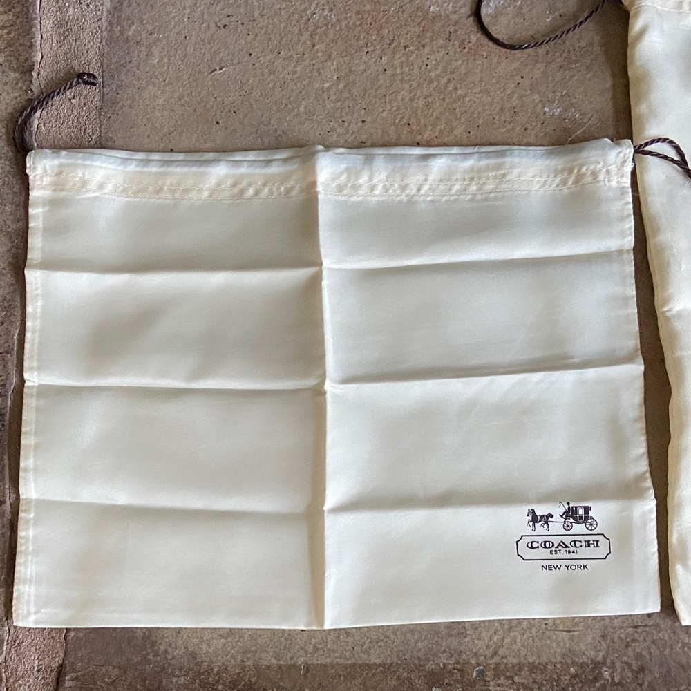 Coach Cream Dust Bags Duo - Picture 7 of 7